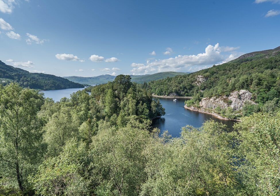 The amazing scenic view over Loch Katrine (Photo: Paul Saunders)