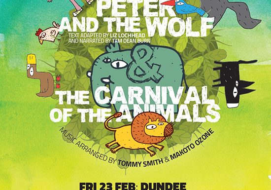 The Scottish National Jazz Orchestra will perform Peter and the Wolf and The Carnival of the Animals (prchestrated by Makoto Ozone).