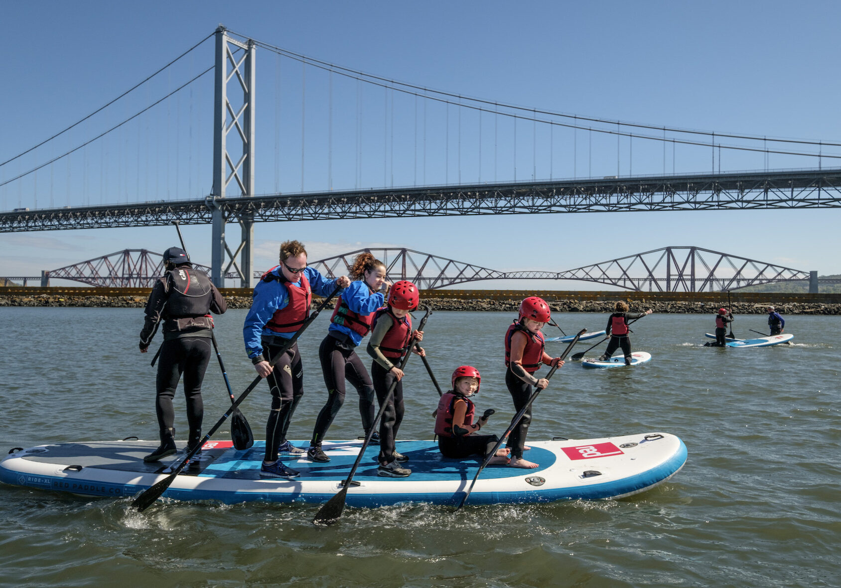 Paddleboarding at the Port Edgar open weekend (Photo: Mike Wilkinson)