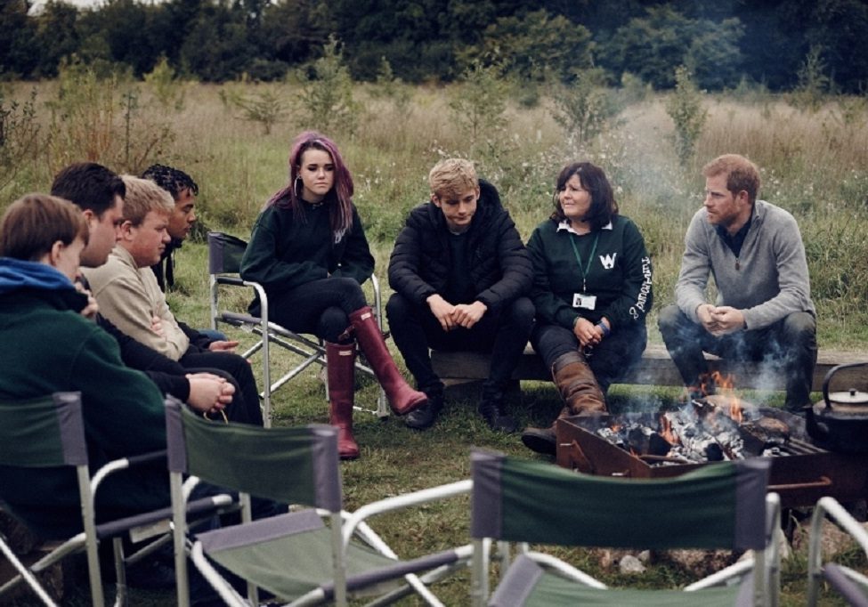 Prince Harry visiting The Wilderness Foundation in September last year