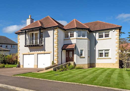 This home in Beechwood Rise in Cupar is an exceptional executive villa 