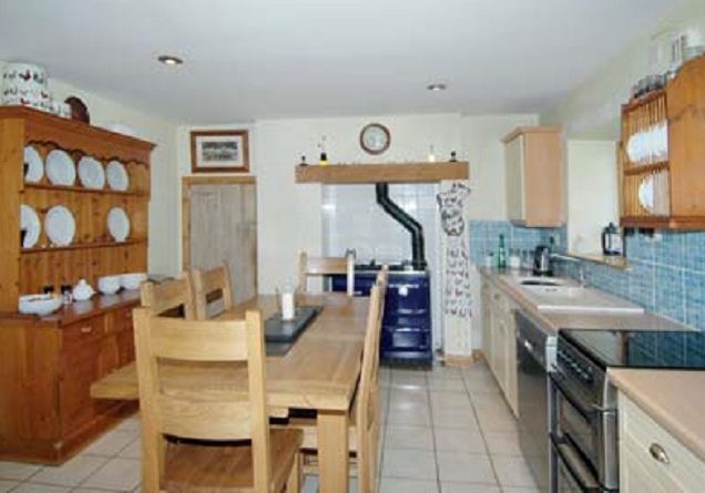 The kitchen at Langbank Farmhouse