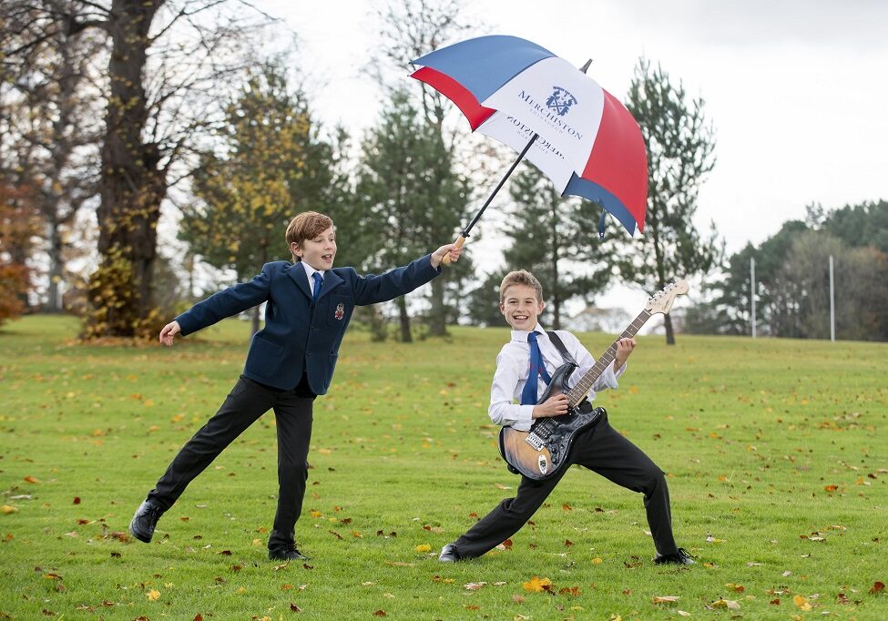 Merchiston Castle holds outdoor music lessons
(Photo Gareth Easton)