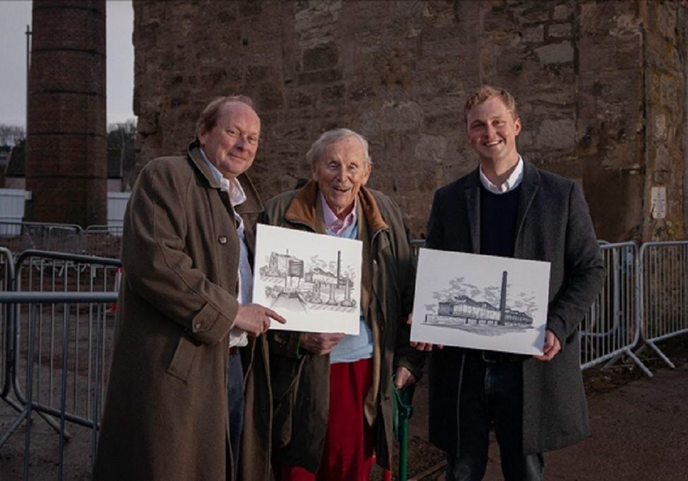 Work to revive the Rosebank Distillery has resumed [Photo: Ian Macleod Distillers]