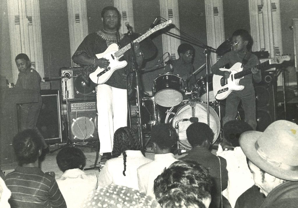 Studio Nicholas Daley A photograph showing Musical Youth performing at The Reggae Klub c.1976-1982 (Photo: Maureen and Jeffrey Daley)