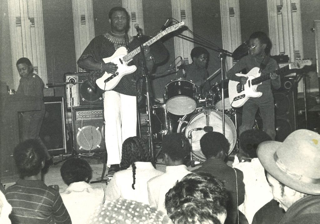 A photograph showing Musical Youth performing at The Reggae Klub c.1976-1982 (Photo: Maureen and Jeffrey Daley)