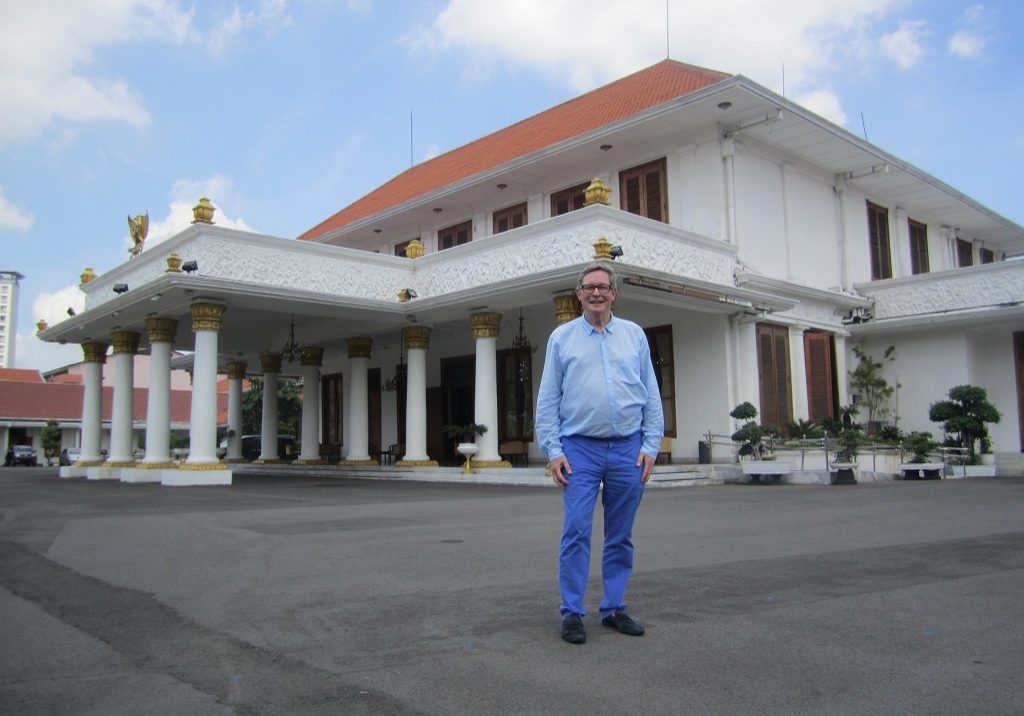 At the Surabaya official residence