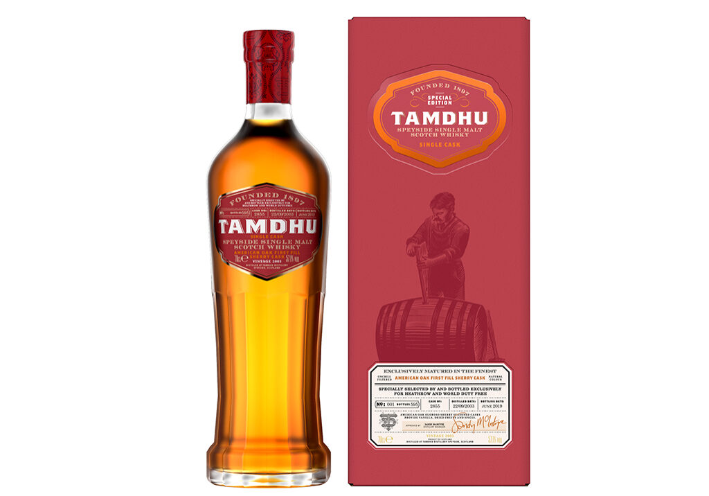 The Heathrow exclusive Tamdhu Single Cask (Phone: Chris Watt) 