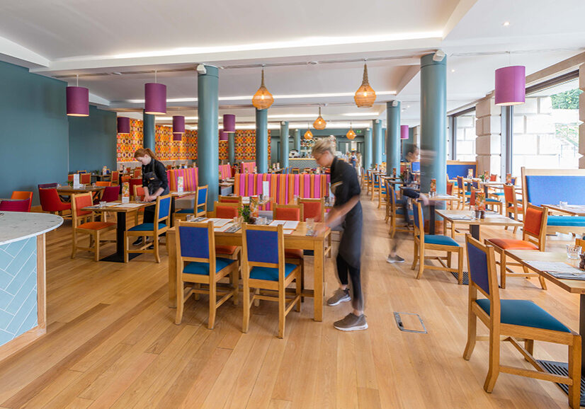 06.08.2019. Contini Scottish Cafe and Restaurant at the Scottish National Gallery, Edinburgh.