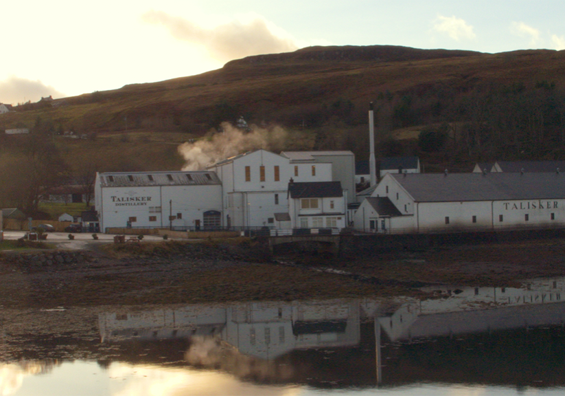 The Talisker distillery on Skye