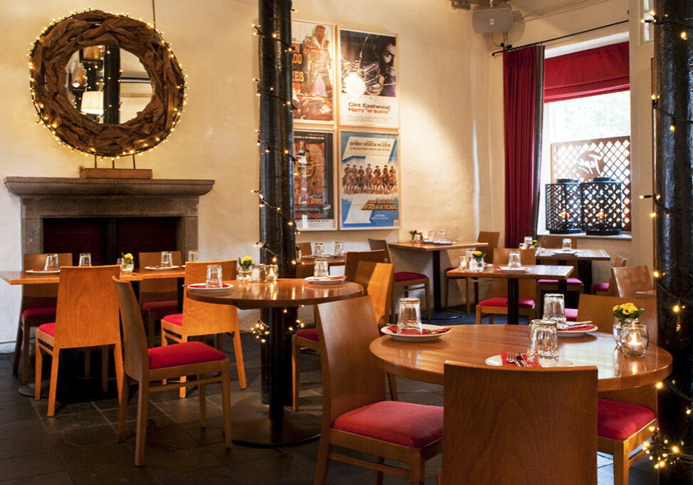 Inside Tapa, at The Shore, Leith