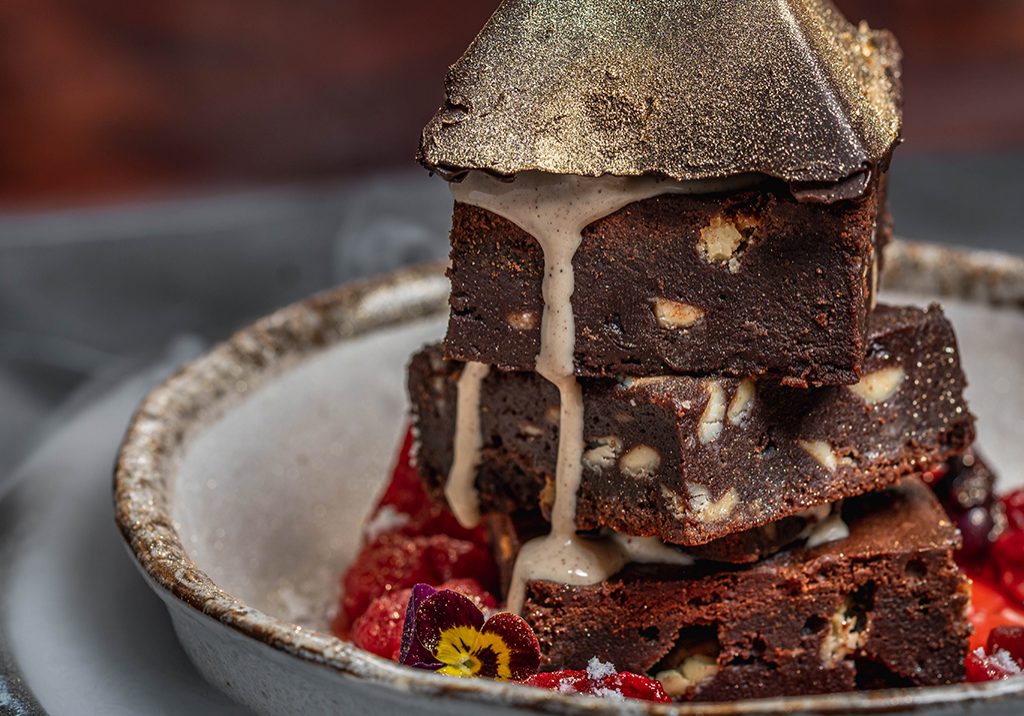 Tattu's Chocolate Brownie Pagoda