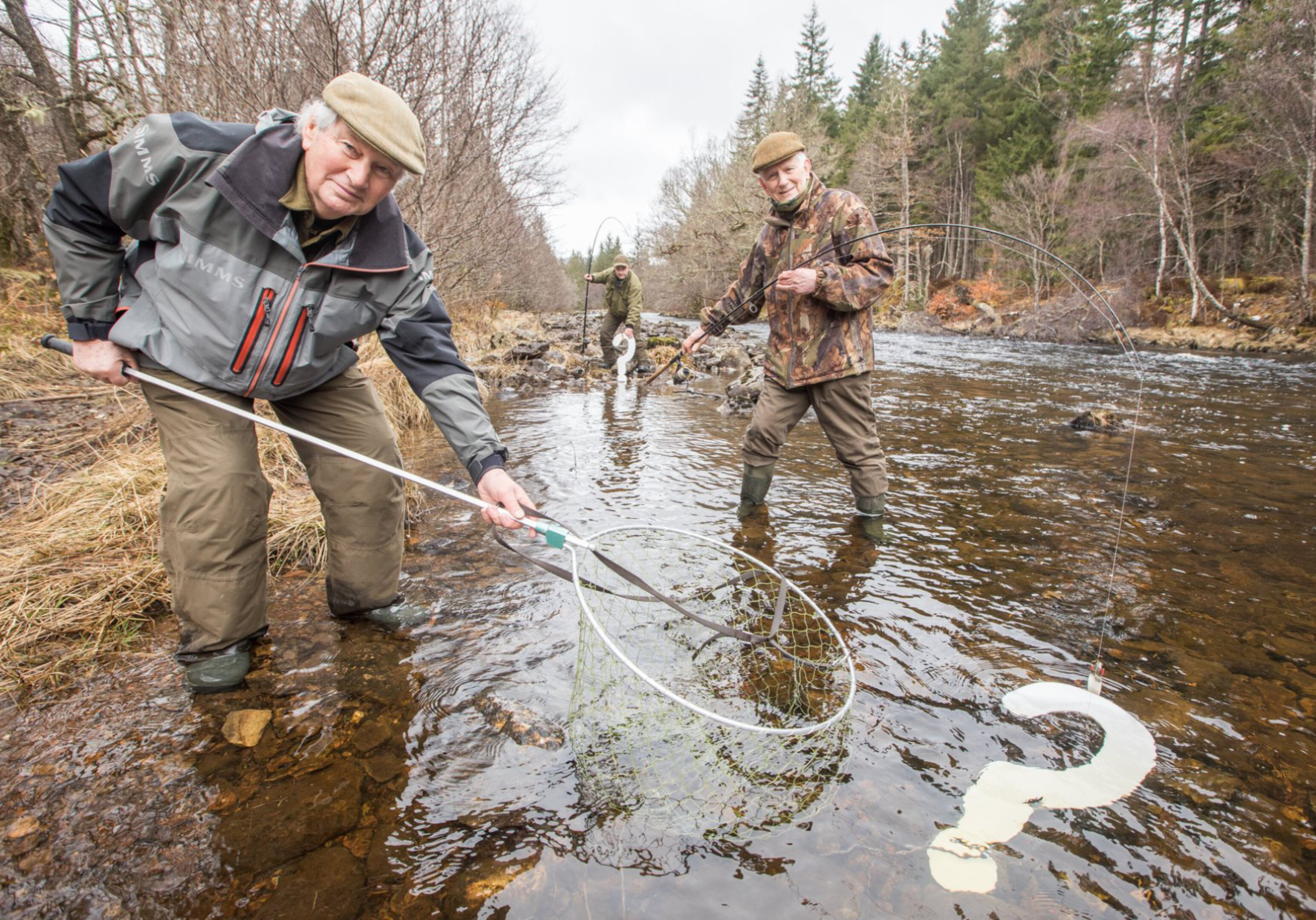 The Missing Salmon Project is launched at the River Garry, Invergarry.