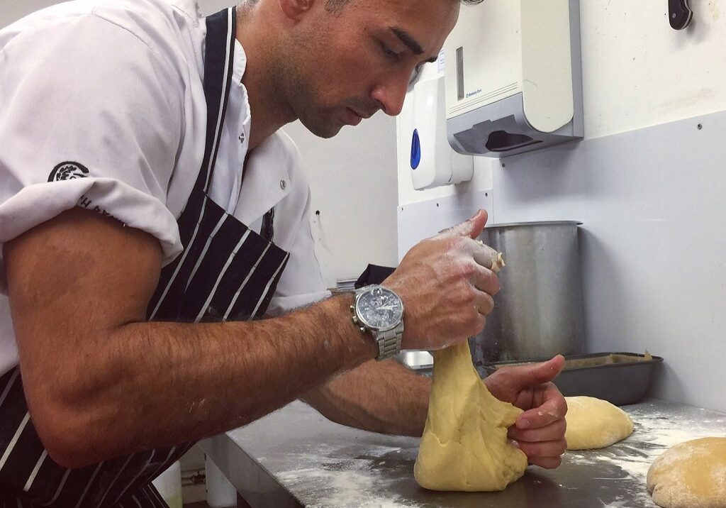 Theodore Chana creating a delicious brioche
(Photo: Theodore Chana)