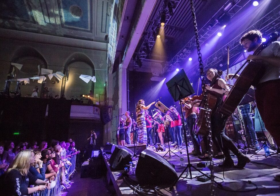 Tinderbox Collective playing Hidden Door 2017 at a restored venue (Photo: Chris Scott)