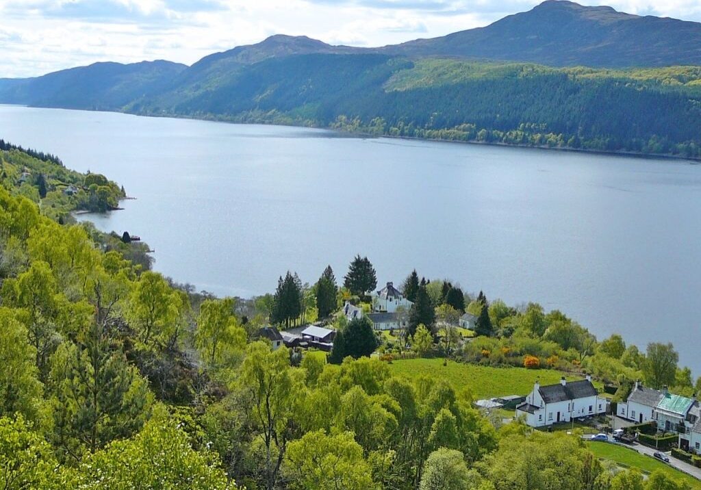 Some of the stunning views which can be seen during the Loch Ness phase of the race