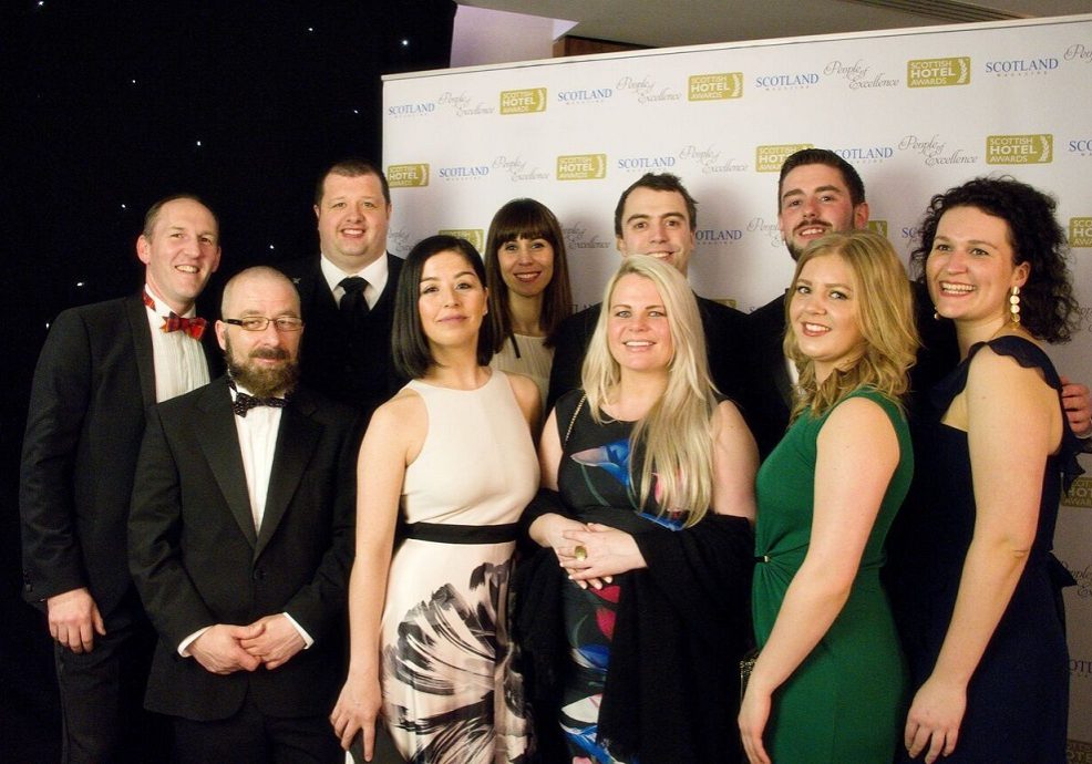 The Waldorf Astoria Edinburgh - The Caledonian team celebrate their award wins