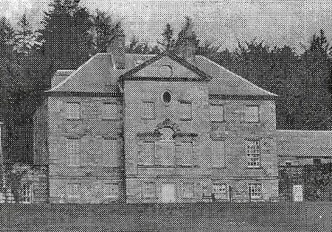 Wardhouse, pictured with its roof intact