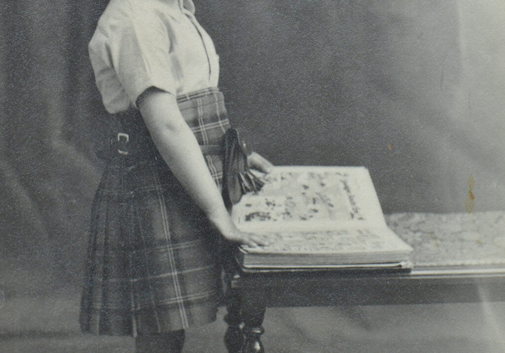 A young Sylvester McCoy in Dunoon