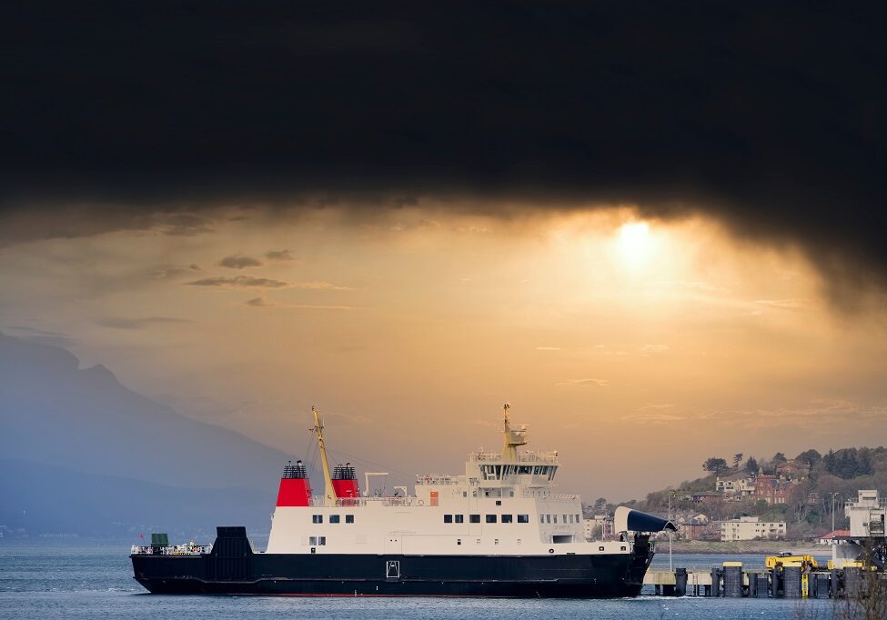 A storm approached at Wemyss Bay (Photo: Richard Johnson)