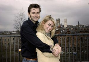 THIS IS IMAGE IS BEING RELEASED TO THE SCOTTISH PRESS ONLY. PUBLICATION OF THIS IMAGE IS STRICTLY EMBARGOED UNTIL 00.01 HOURS FRIDAY APRIL 7TH , 2006. FOR ALL OTHER PRESS, THIS IMAGE IS EMBARGOED UNTIL 00.01 HOURS SATURDAY APRIL 8TH, 2006.
Picture shows: DAVID TENANT and BILLIE PIPER 
BBC ONE: TBA 
BILLIE PIPER and DAVID TENANT attend the screening of 'Tooth and Claw', the second episode of Doctor Who Series II, in Glasgow on Thursday April 6th.
WARNING: Use of this image is subject to Terms of Use of Digital Picture Service.  In particular, this image may only be used during the publicity period for the purpose of publicising DOCTOR WHO and provided the BBC is credited.  Any use of this image on the internet or for any other purpose whatsoever, including advertising and other commercial uses, requires the prior written approval of the BBC.