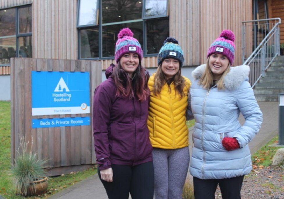 Young hostellers at Glen Nevis