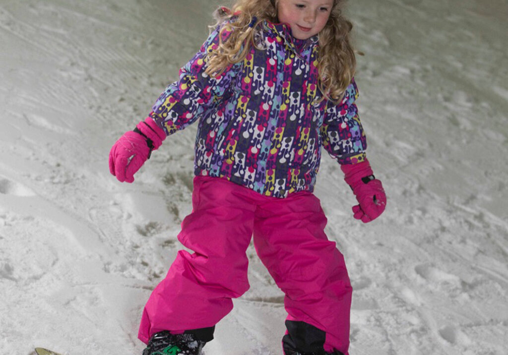 A young snowboarder at Snow Factor Braehead (Photo: Jeff Holmes)