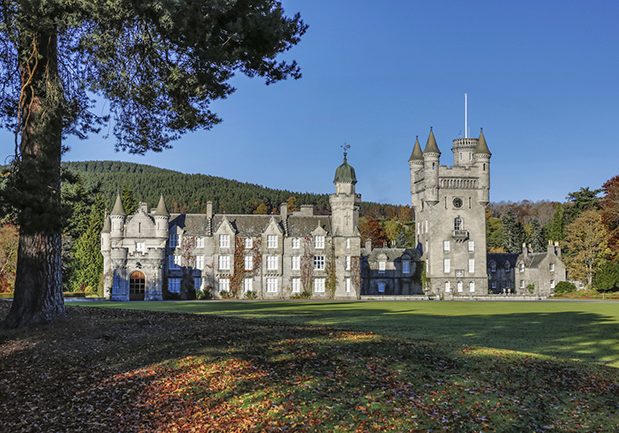 Balmoral Castle in Royal Deeside