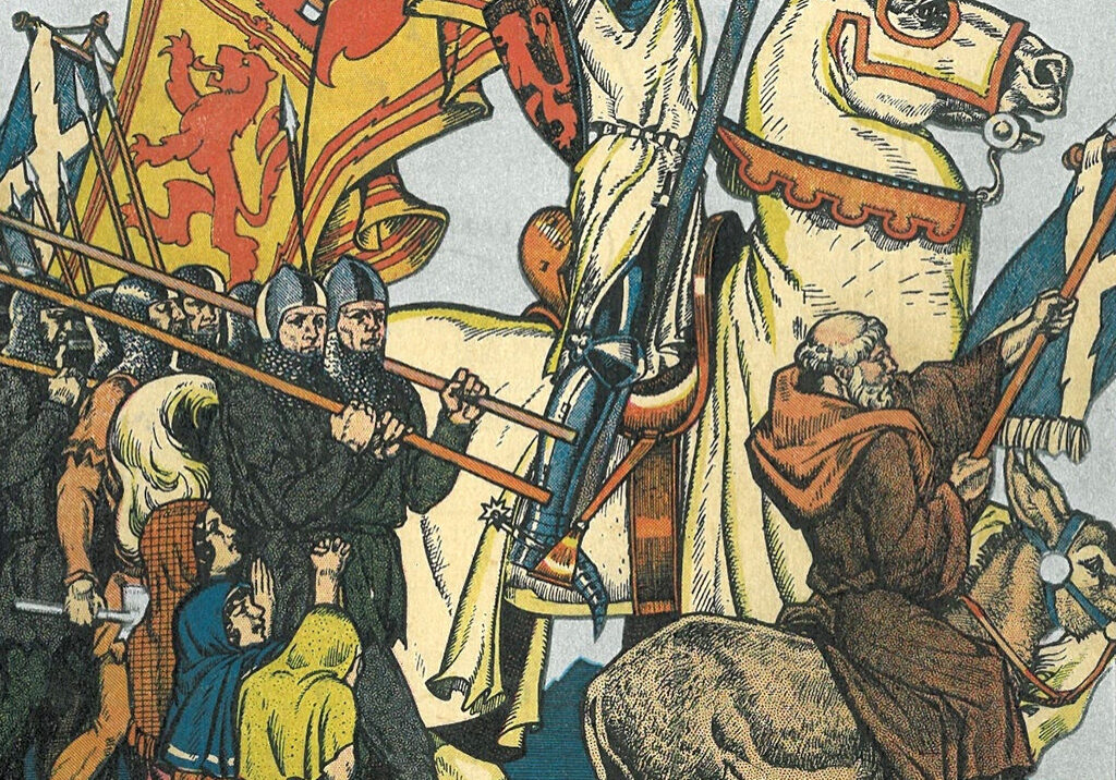 Gilbert MacMillan
fought alongside Robert the Bruce at Bannockburn