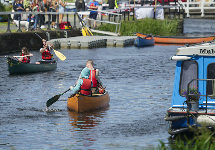 Messing about on the river at Glasgow Canal Festival 2019