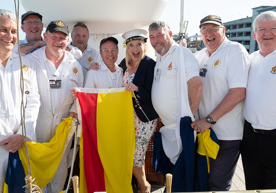 Carol Kirkwood with some of the Yotties