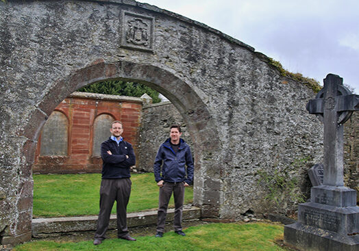 Repair work got underway this week at the Auld Kirk in Selkirk