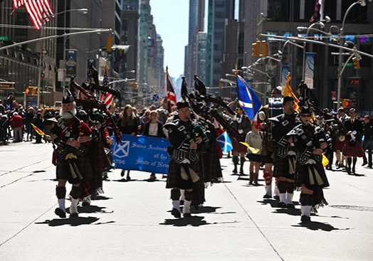 The NYC Tartan Day Parade