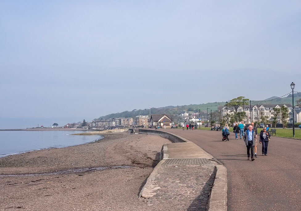 Largs beach