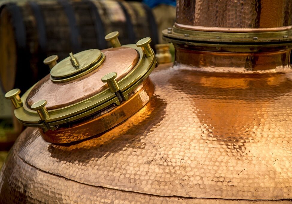 The stills are vital in whisky production