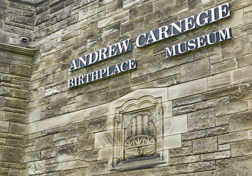 The Andrew Carnegie museum in Dunfermline