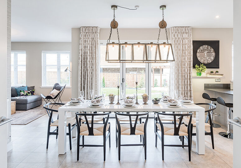 The stylish interior of the new CALA Homes