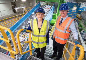 Aberdeen, Scotland, Friday 20th October 2017

Official opening of the Altens East Recycling, Resource and Recovery Facility.

Pictured is (l to r): Cllr Jenny Laing, Co_Leader of the Aberdeen City Council and David Palmer-Jones, Chief Executive Officer of SUEZ recycling and recovery UK

Picture by Michal Wachucik / Abermedia
