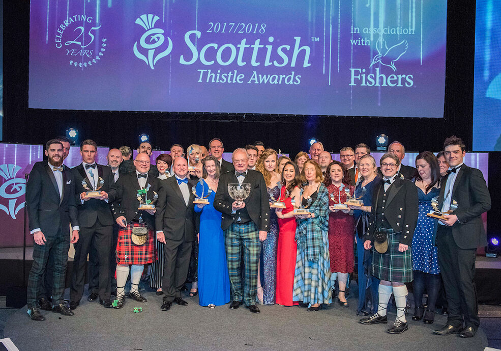 Winners at previous  Scottish Thistle Awards (Photo: Chris Watt) 